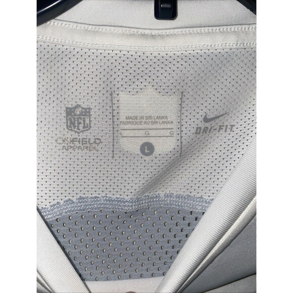 Nike Raiders NFL Dri-FIT Long Sleeve Shirt On Field Compression Breathable L Men - Picture 3 of 9